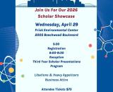 Join us for the 2026 Scholar Showcase